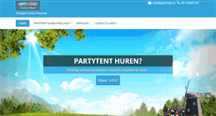 Desktop Screenshot of partytentverhuur-friesland.nl